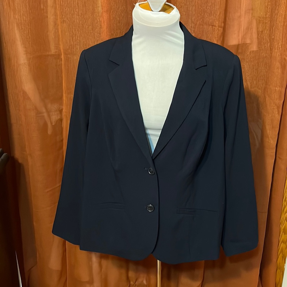 Navy suit jacket
